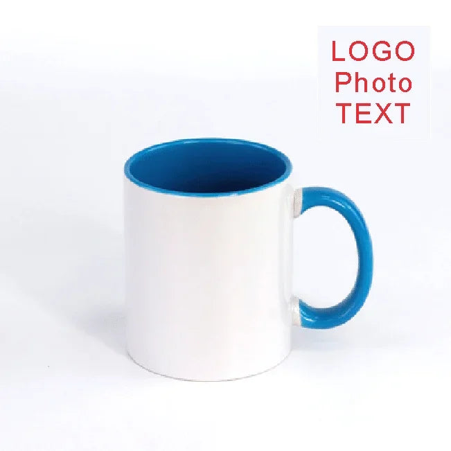 DIY Customized mugs 350ML 12oz Ceramic Mug Print Picture Photo LOGO Text Coffee Milk Cup Souvenir Tea Cups Dropshipping