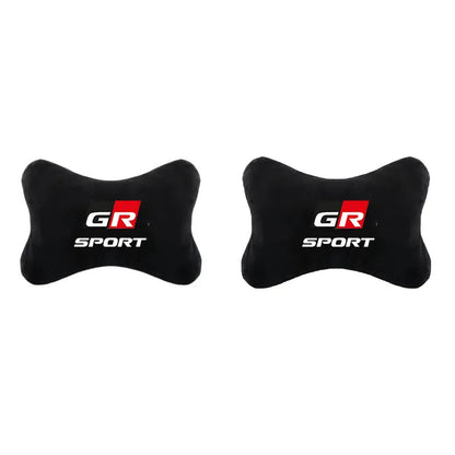 For GR Sport Gazoo Racing Yaris 86  Hilux Supra Car Headrest Neck Support Seat Soft Neck Pillow Auto Accessories