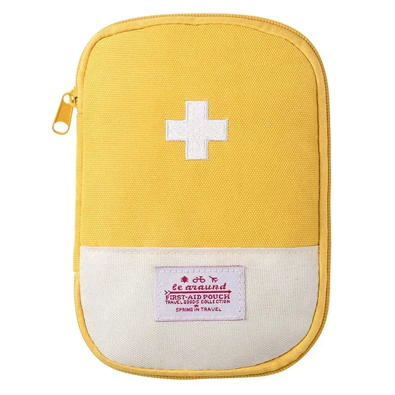 Mini Portable First Aid Kit Medicine Bag Medical Emergency Kits Organizer Outdoor Household Medicine Pill Storage Bag Pouch