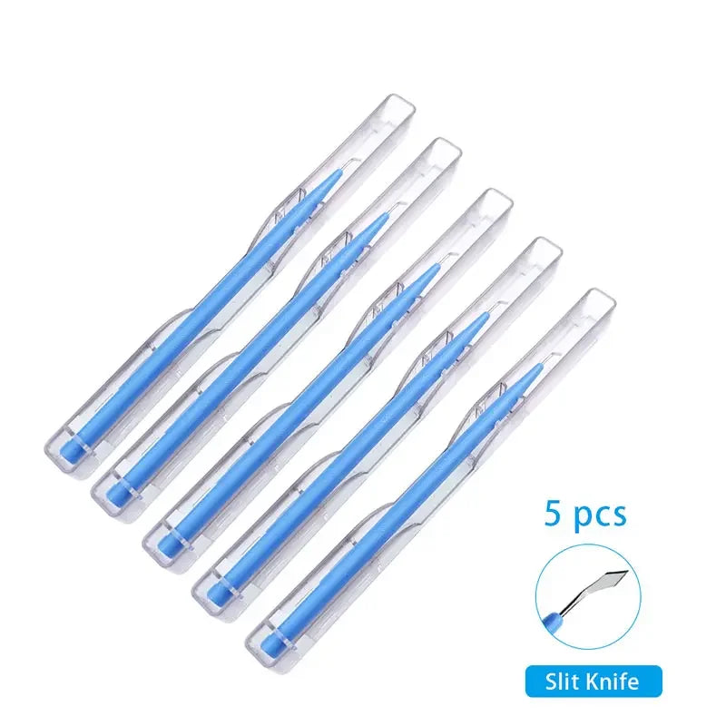 5pcs/set Ophthalmic Disposable Hospital Surgical Knife Blade Slit Knife Eye Micro Surgery Tool Ophthalmic Instrument