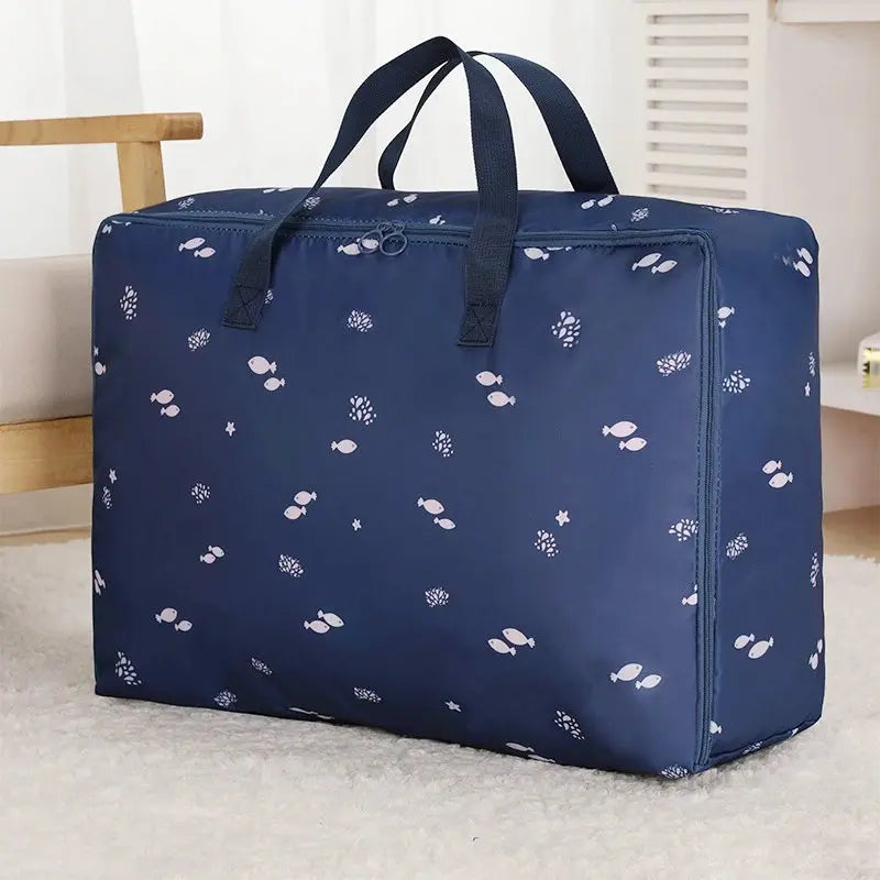 Portable Storage Bag Cartoon Oxford Cloth Quilt Storage Bag Large-Capacity Travel Package Toy Organizing Bag Waterproof Package