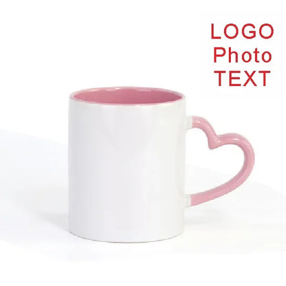 DIY Customized mugs 350ML 12oz Ceramic Mug Print Picture Photo LOGO Text Coffee Milk Cup Souvenir Tea Cups Dropshipping