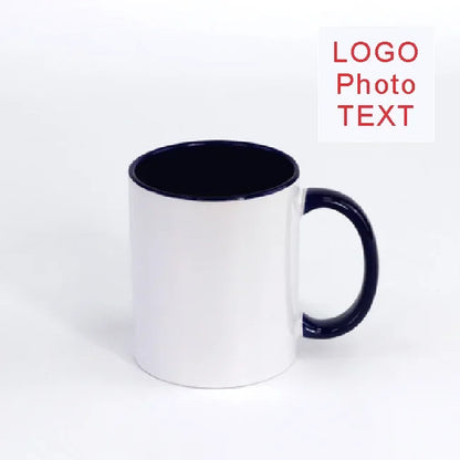 DIY Customized mugs 350ML 12oz Ceramic Mug Print Picture Photo LOGO Text Coffee Milk Cup Souvenir Tea Cups Dropshipping