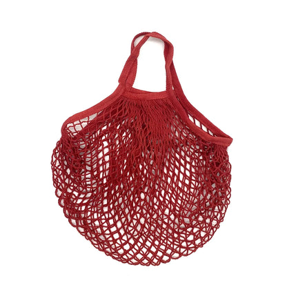 Reusable Grocery Bags Eco-friendly Organic Cotton Mesh Tote Bags Portable Net String Bag for Shopping Storage Fruit Vegetable