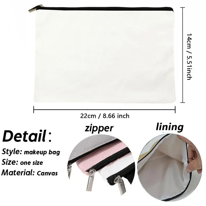 Mafalda Cute Anime Cosmetic Makeup Bag Pencil Organizer Zipper Travel Toiletry Bags Gift Kawaii Make Up Pouch Purse Cute Storage