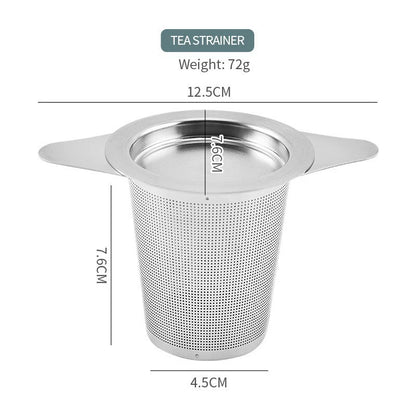 304 Stainless Steel Tea Strainer Reusable Tea Infuser Tea Strainer Teapot Loose Tea Leaf Spice Tea Filter Kitchen Accessories