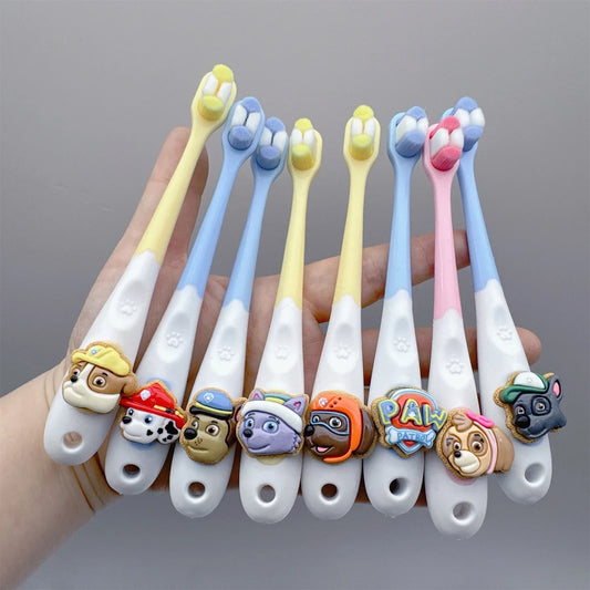 New PAW Patrol Toothbrush Boy Girl Anime Cute and Environmentally Friendly Portable Soft Toothbrush Children's Birthday Gift