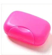 1Pcs Big/small Candy Color Portable Soap Dish Box Case Bath Bowl Plate Case Home Shower Travel Hiking Holder Container Soap Box