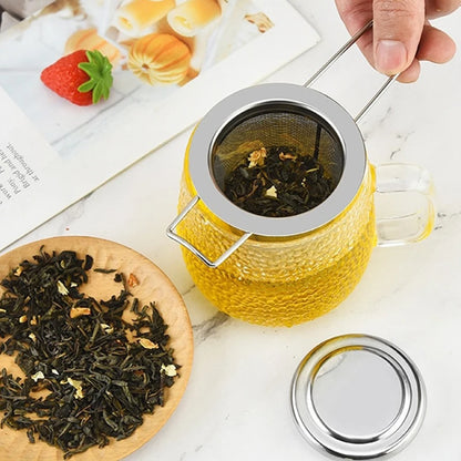 304 Stainless Steel Tea Strainer Reusable Tea Infuser Tea Strainer Teapot Loose Tea Leaf Spice Tea Filter Kitchen Accessories