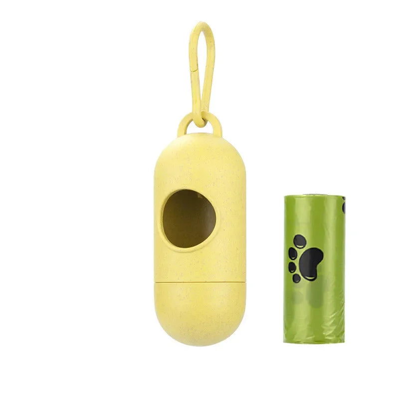 Fashion Pet Dog Poop Bag Dispenser Waste Garbage Holder Dispensers Poop Bags Set Pets Dogs Trash Cleaning Dog Toy Supplies