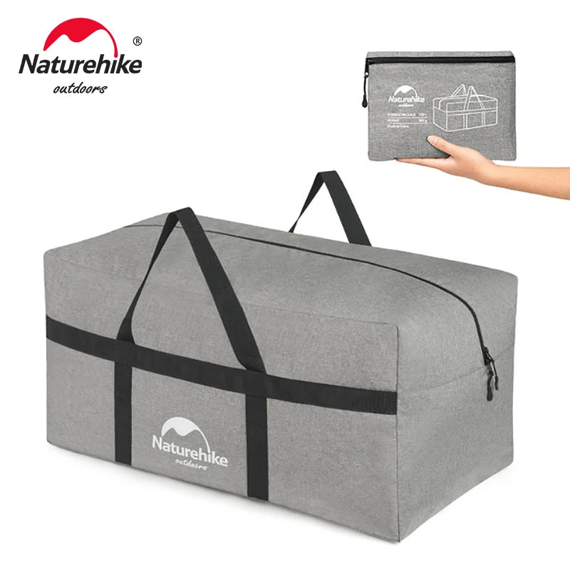 Naturehike Storage Bag Moving Tote Foldable Travel Large Outdoor Equipment Storage Bag Camping Picnic Sundries Clothes Organizer