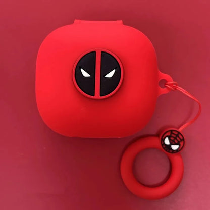 Marvel Deadpool Earphone Case For Anker Soundcore P40i/ R50i/P20i/P25i/Life P3 Silicone Wireless Earbuds Cover With Keychain