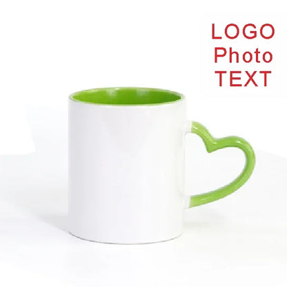 DIY Customized mugs 350ML 12oz Ceramic Mug Print Picture Photo LOGO Text Coffee Milk Cup Souvenir Tea Cups Dropshipping