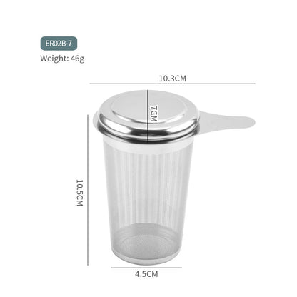 304 Stainless Steel Tea Strainer Reusable Tea Infuser Tea Strainer Teapot Loose Tea Leaf Spice Tea Filter Kitchen Accessories