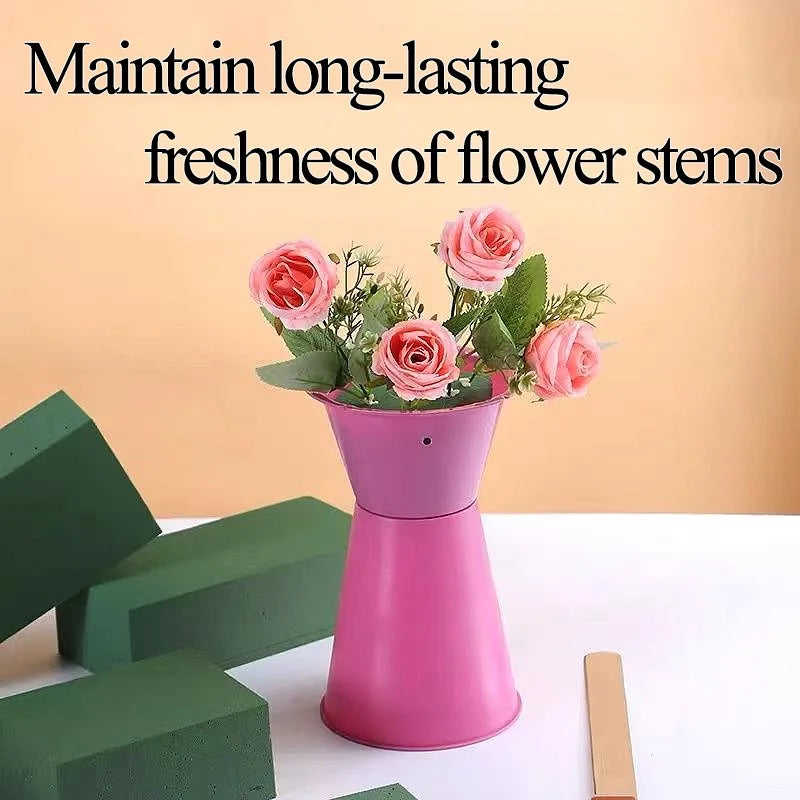 6/1Pcs Square Floral Foam Bricks Artificial Dry Wet Flower Mud Flower Arrangement Foam Blocks Green Sponge for Florist Supplies