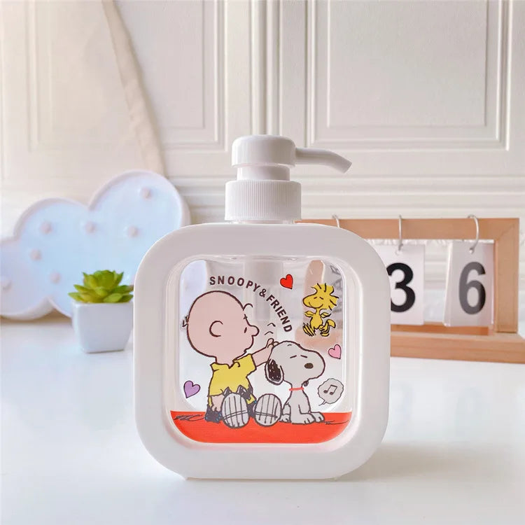 New Sanrio Hello Kitty Portable Bath Bottle Cartoon Travel Shampoo Shower Milk Sub-Bottle Lotion Dormitory Press Storage Bottle