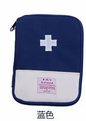 Mini Portable First Aid Kit Medicine Bag Medical Emergency Kits Organizer Outdoor Household Medicine Pill Storage Bag Pouch